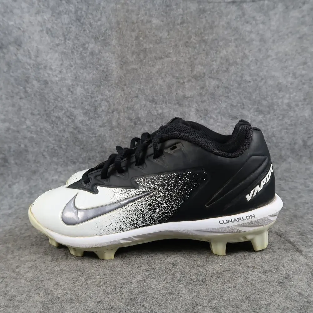 Nike Shoes Youth 3 Cleats Baseball Vapor Ultrafly Pro Black White Lace Up Kids